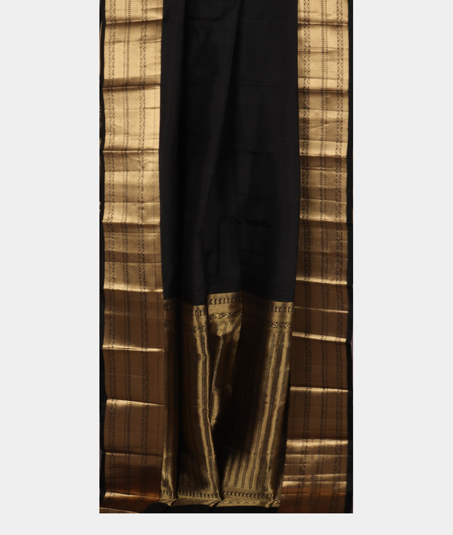 Black Soft Silk Saree T3676122