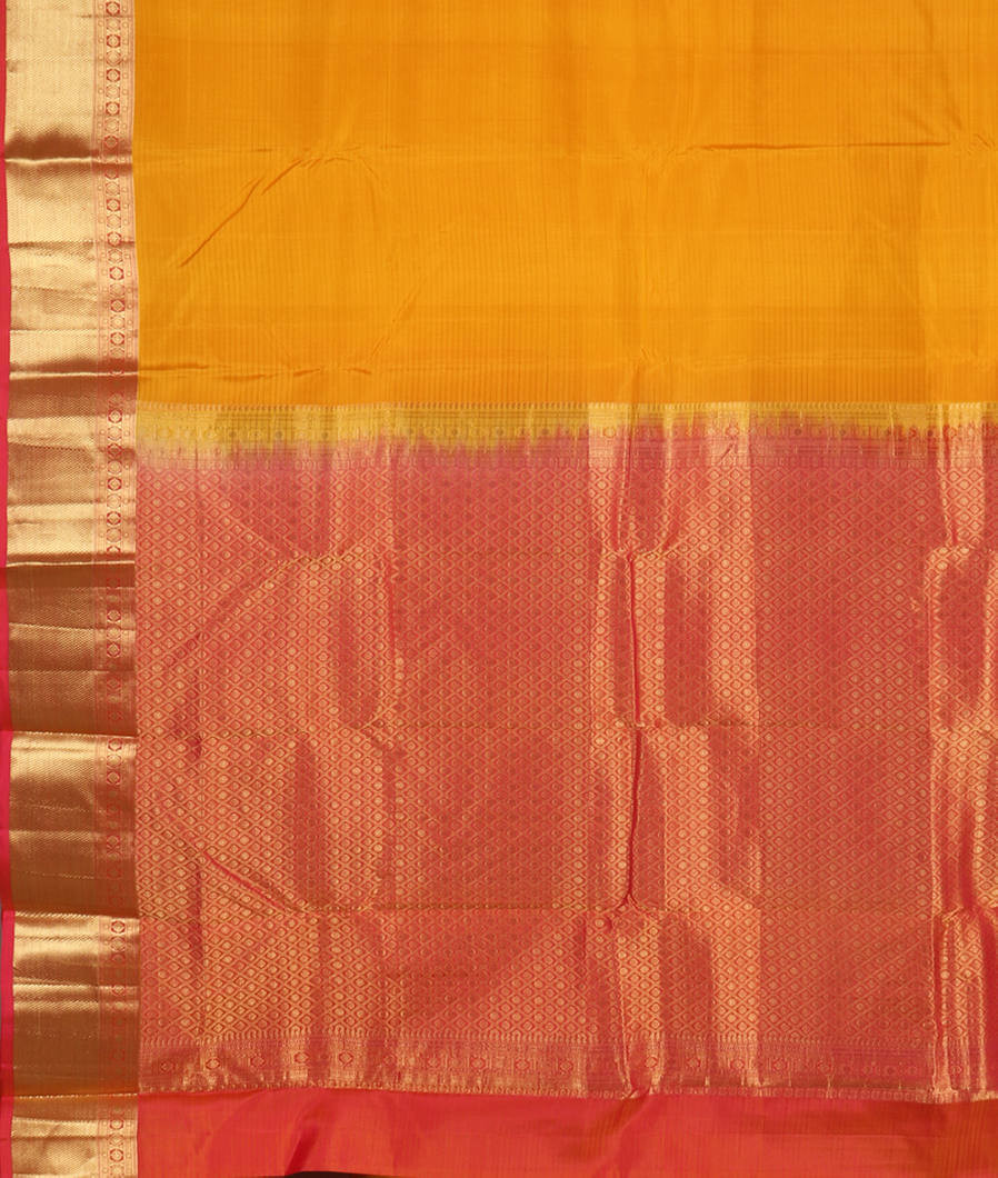 Yellow Soft Silk Saree T3234404
