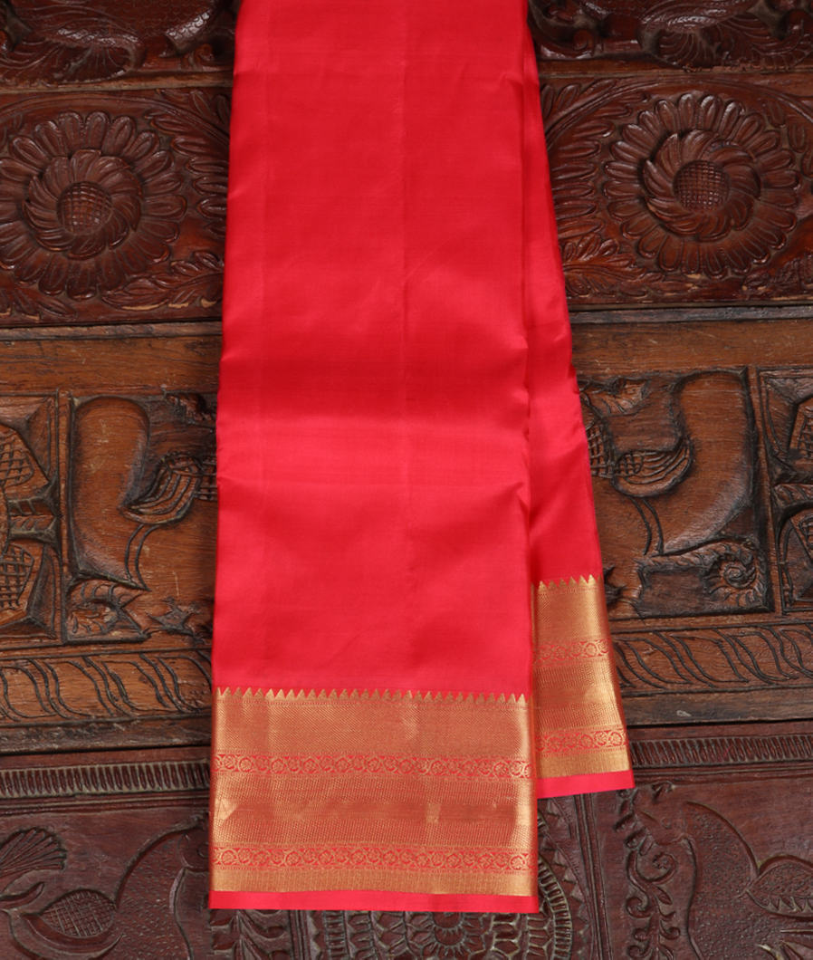 Coral Pink Soft Silk Saree T338987-image