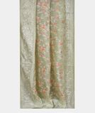 Green Silk Kota Embroidery Saree T3831852