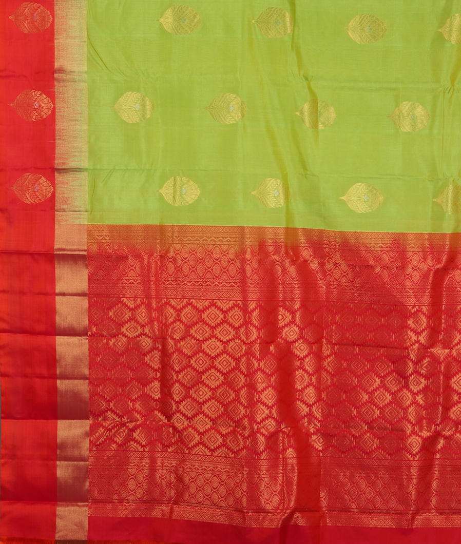 Green Soft Silk Saree T3733904