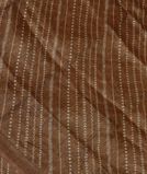 Brown Linen Printed Saree T3850601