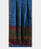 Blue Woven Raw Silk Saree T3843262