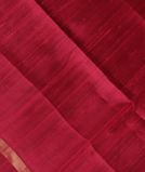 Reddish Pink Woven Raw Silk Saree T3843301