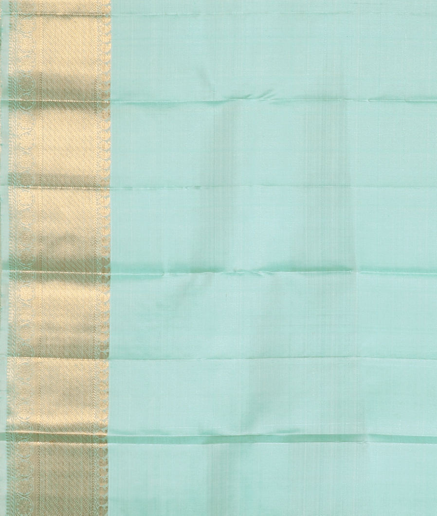 Powder Blue Handwoven Kanjivaram Silk Saree T3459983
