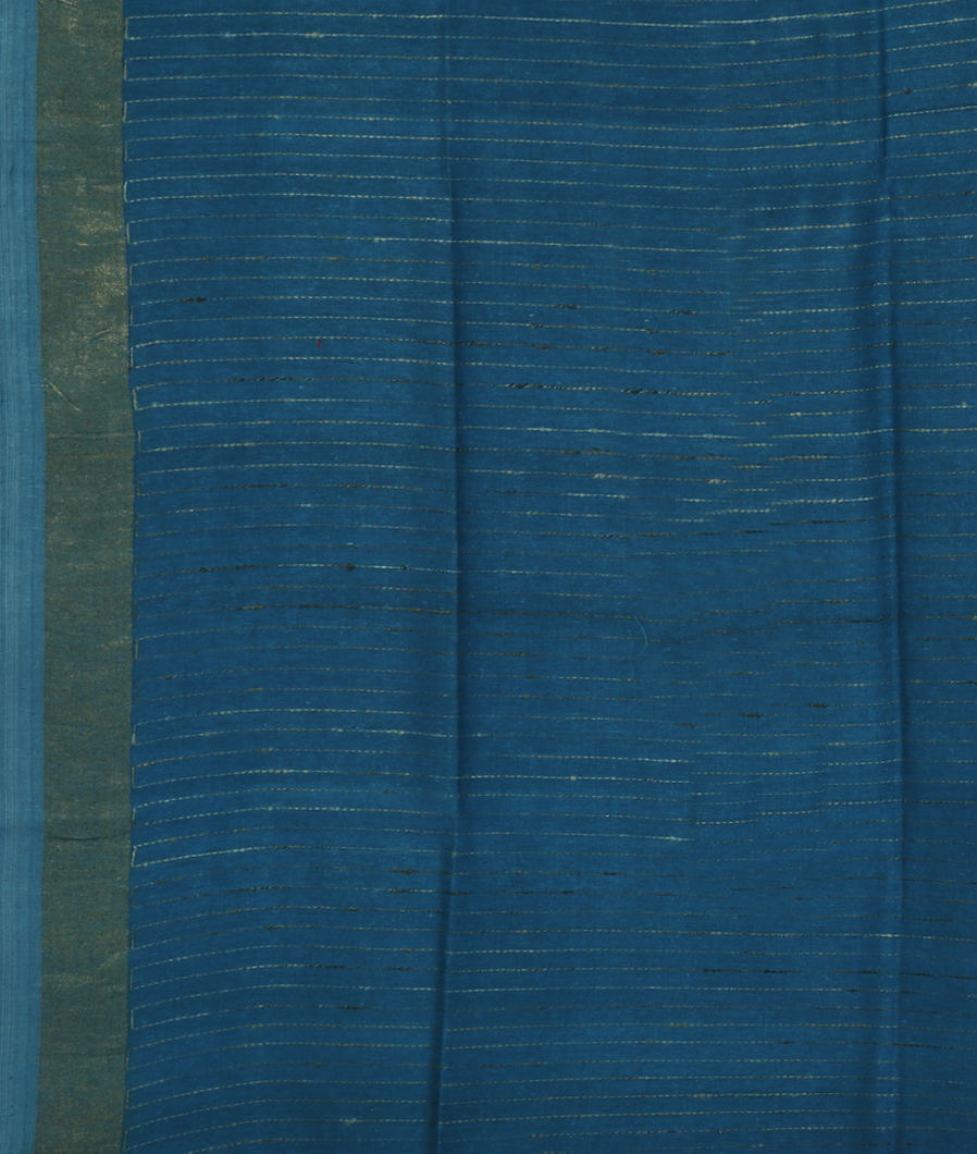 Grey Handwoven Tussar Saree T3817853