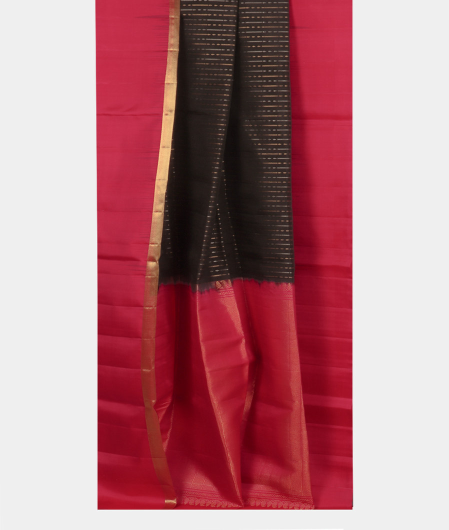 Black Soft Silk Saree T3724602