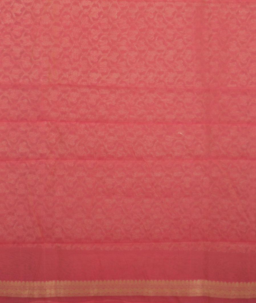 Pink Banaras Cotton Saree T3655083