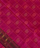 Purple Silk Cotton Saree T3397061