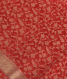 Red Banaras Cotton Saree T3774861
