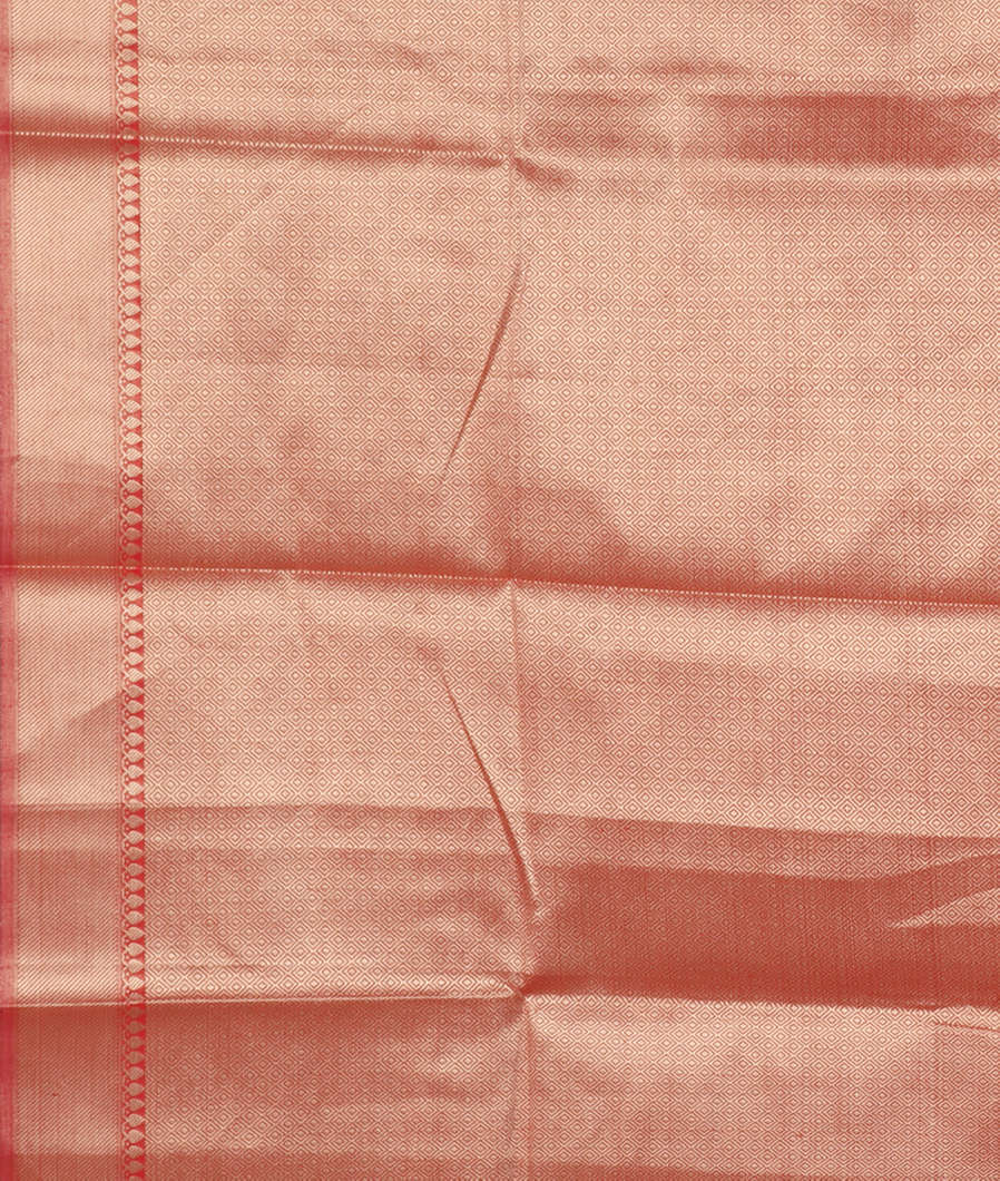 Red Banaras Cotton Saree T3774863