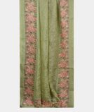 Green Silk Kota Embroidery Saree T3831932
