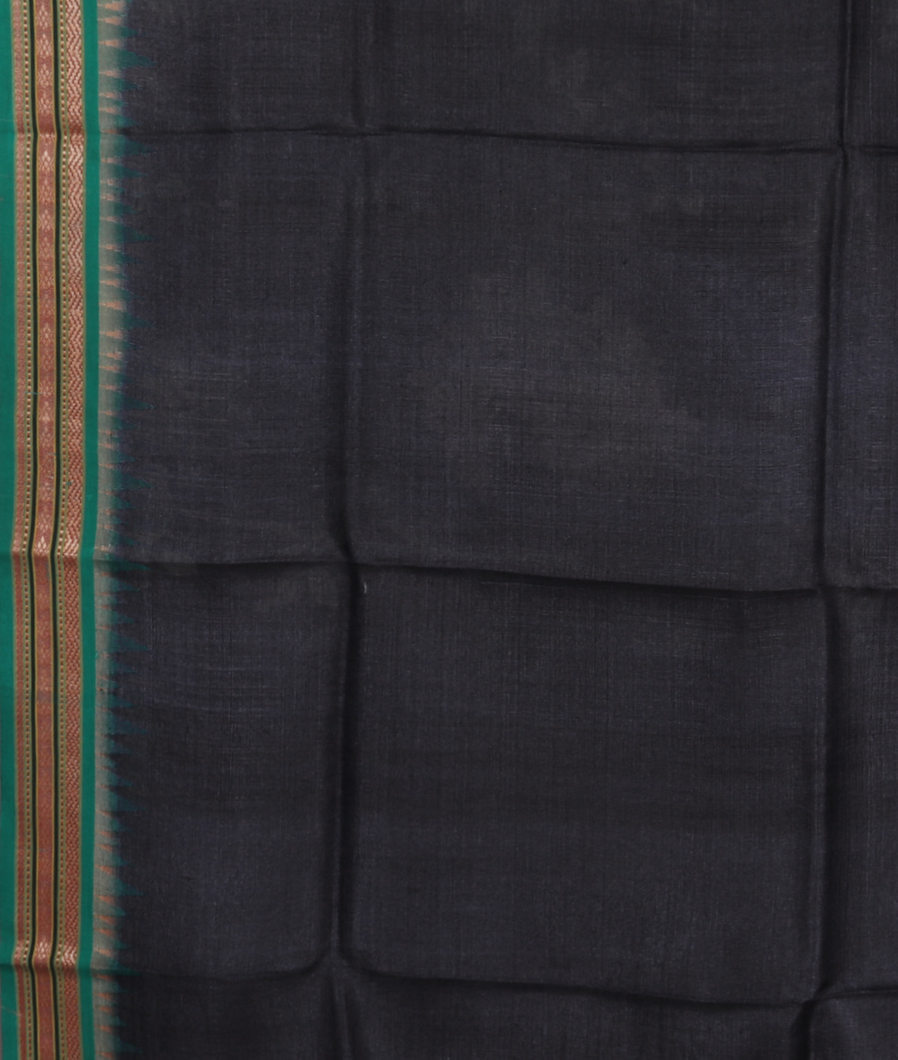 Dark Grey Vidarbha Tussar Saree T3812473