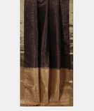 Deep Brown Soft Silk Saree T3441442