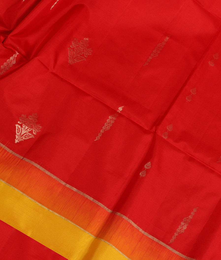 Red Soft Silk Saree T262495-image