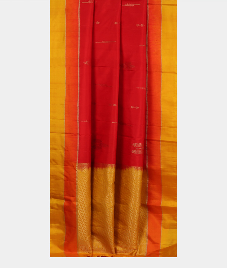 Red Soft Silk Saree T2624952