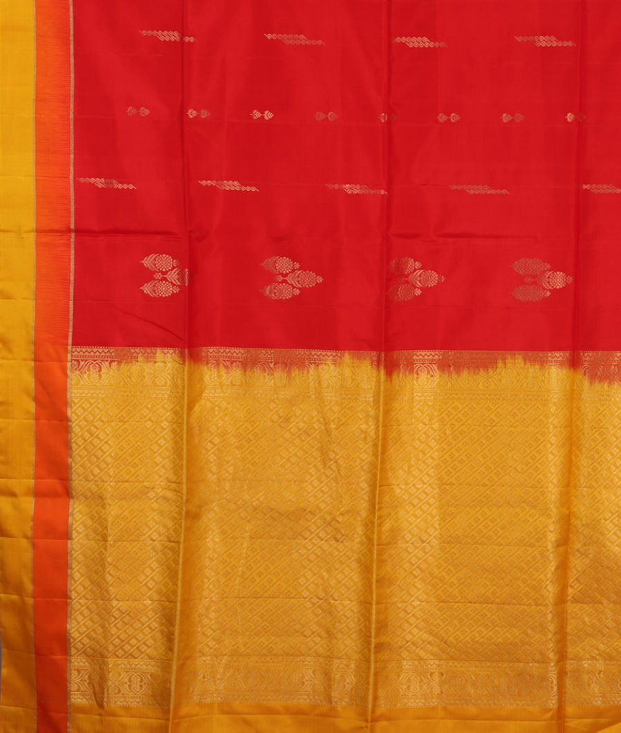 Red Soft Silk Saree T2624954