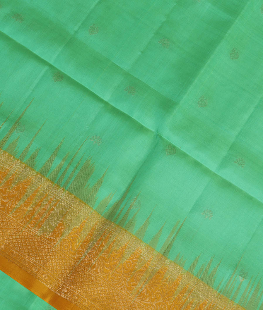 Green Soft Silk Saree T362085-image