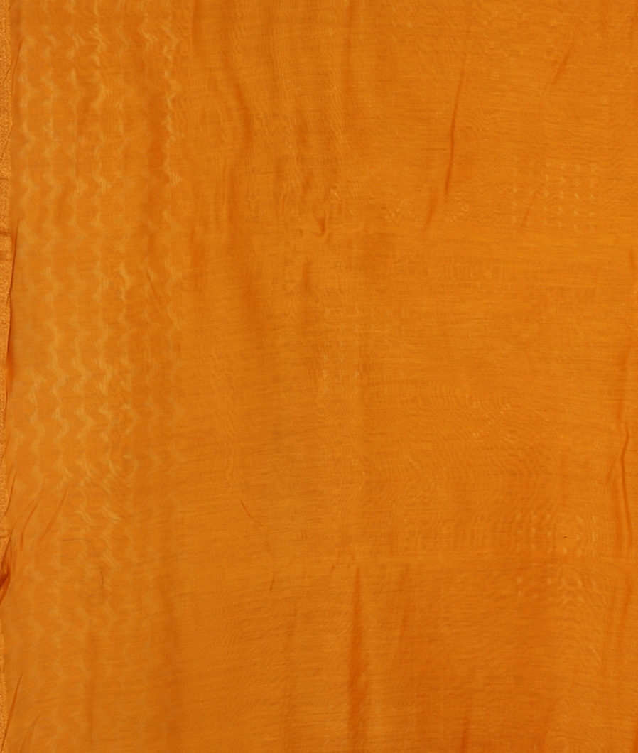Yellow Chanderi Cotton Saree T3604233