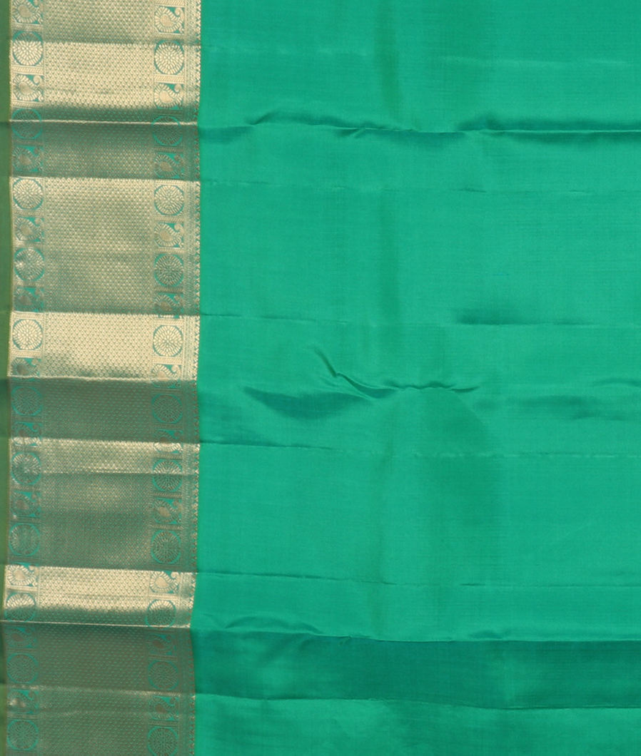 Green Soft Silk Saree T3585233