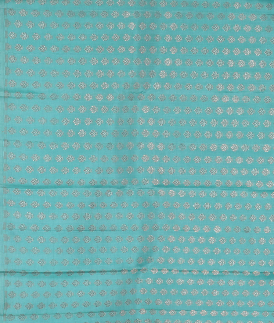 Blue Handwoven Kanjivaram Silk Saree T3700243