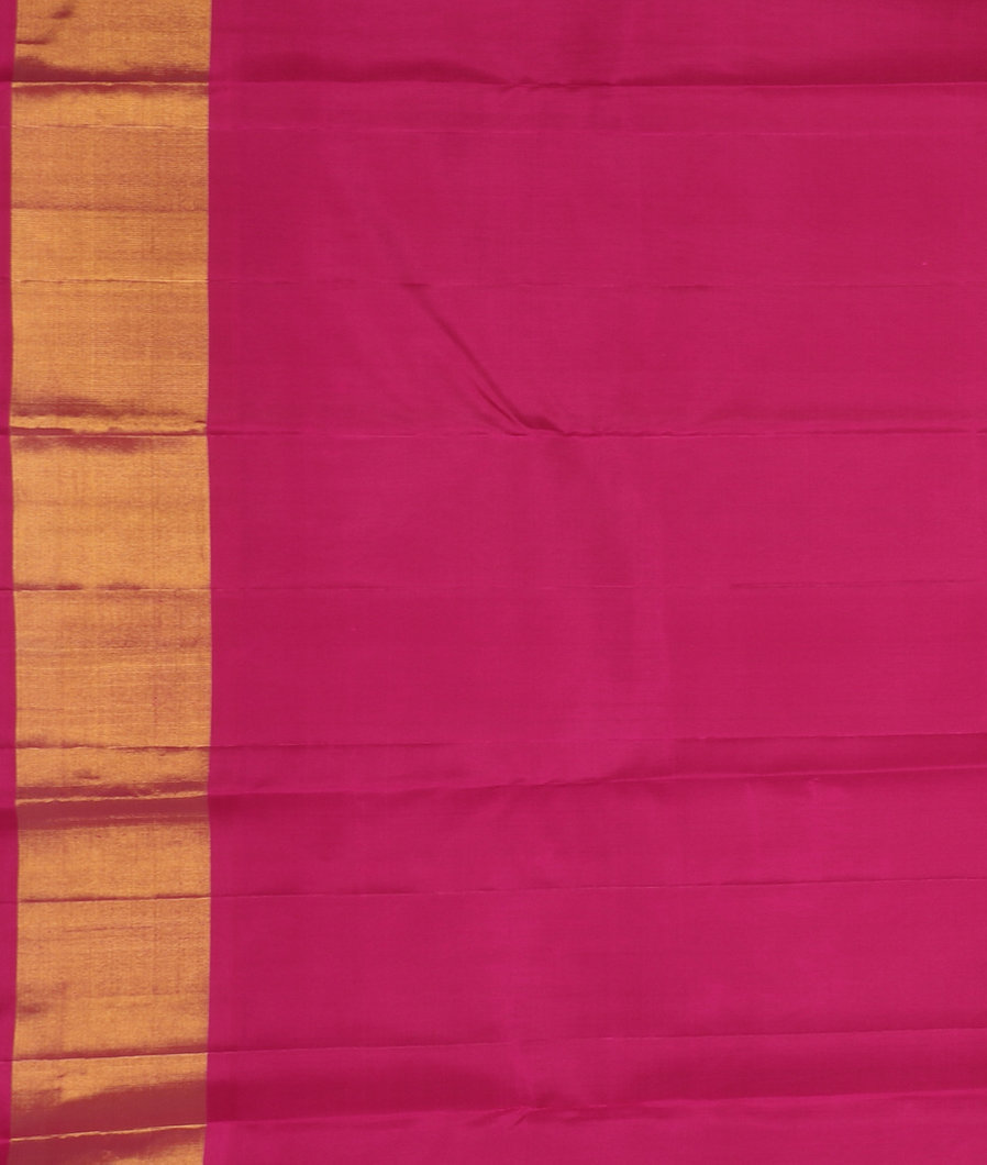 White Handwoven Kanjivaram Silk Saree T3748713