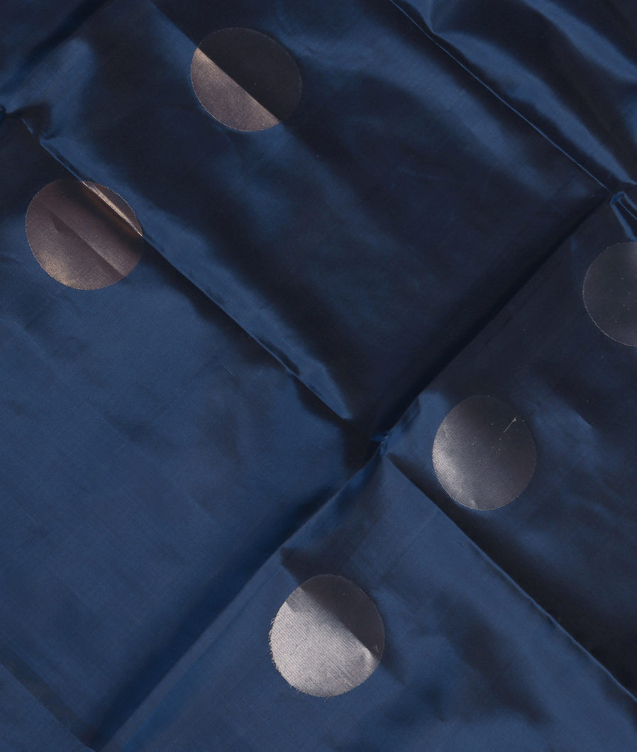 Blue Soft Silk Saree T385124-image