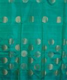 Bluish Green Soft Silk Saree T3851204