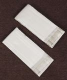 White Handwoven Kanjivaram Silk Dhoti and Vastharam T3601991