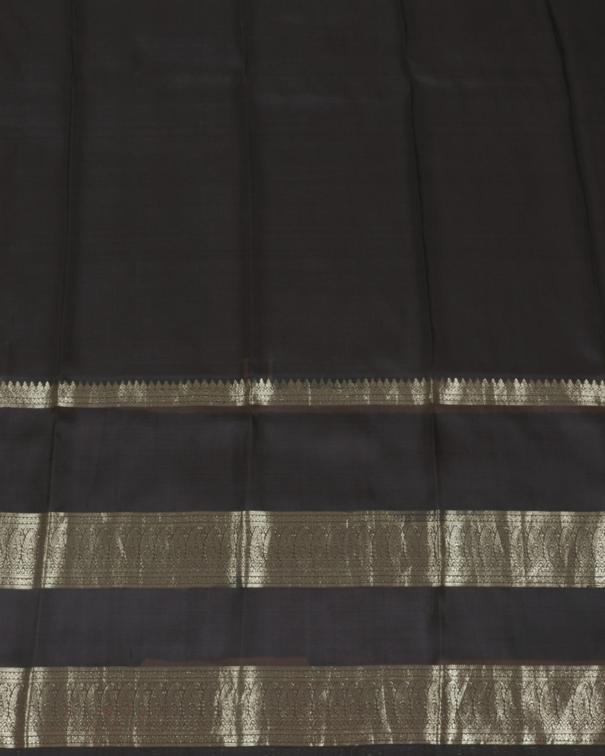 Black Printed kanjivaram Silk Saree T2907733