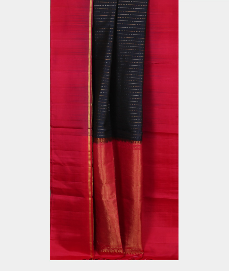 Midnight Blue Soft Silk Saree T3724822