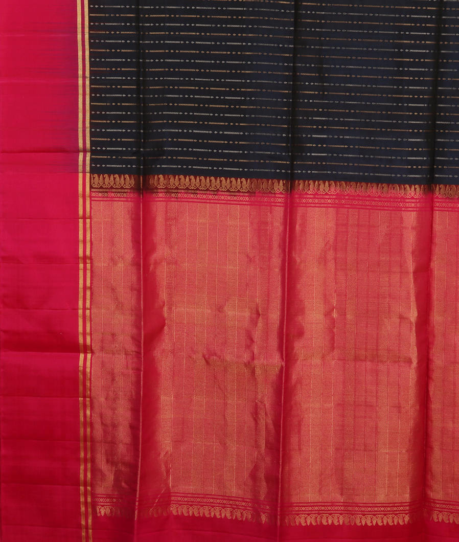 Midnight Blue Soft Silk Saree T3724824