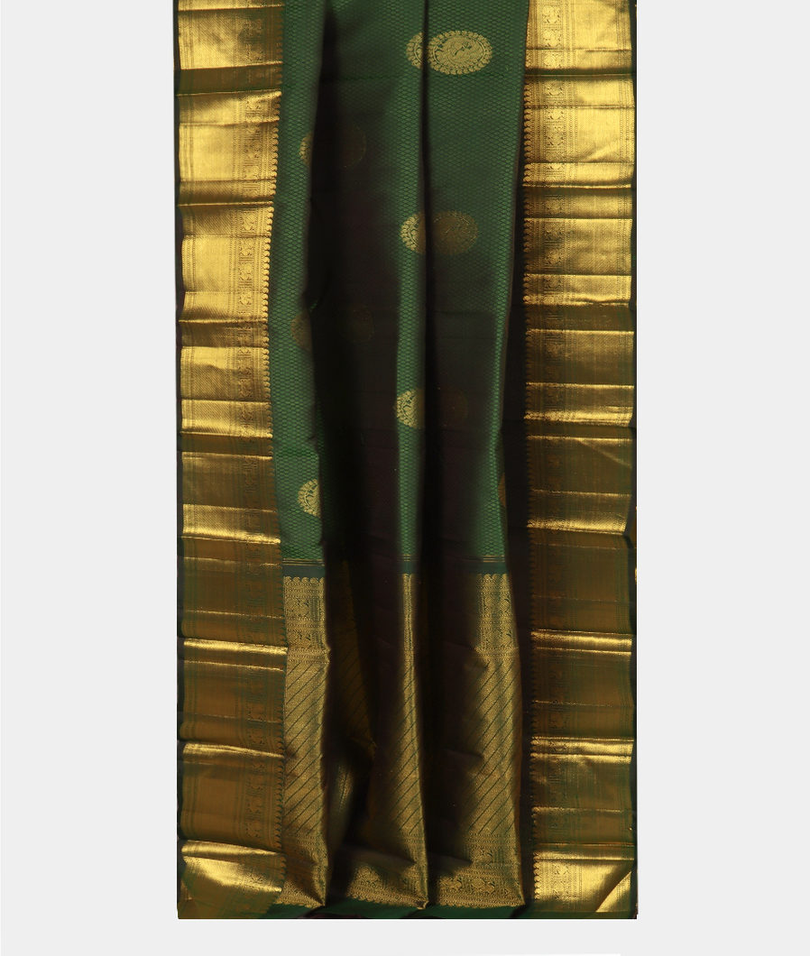 Green Handwoven Kanjivaram Silk Saree T3609862