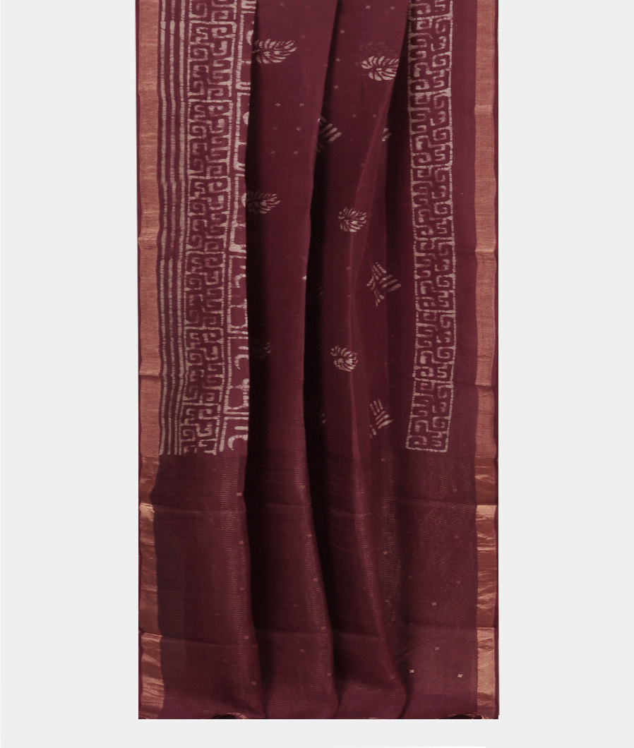 burgundy-linen-printed-sareet383404-t383404-b