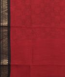 Black Tussar Printed Saree T2629023