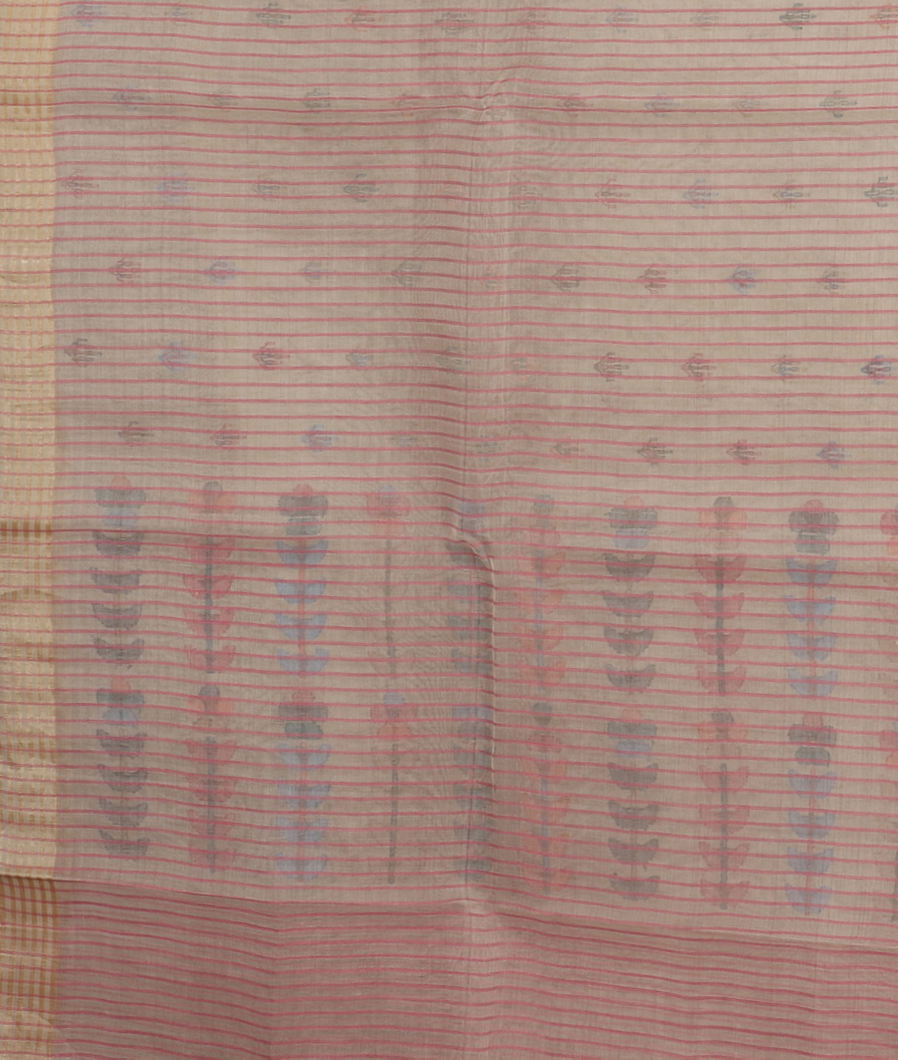 White Muslin Saree T1922293