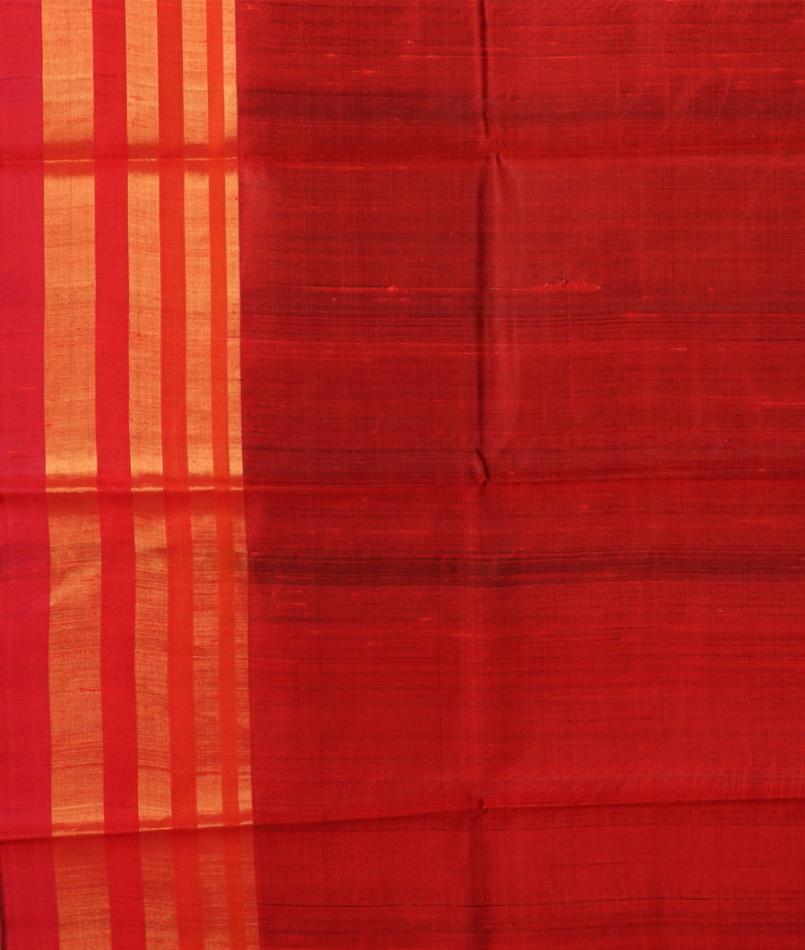 Black Woven Tussar Saree T3776123