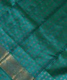 Peacock Blue Handwoven Kanjivaram Silk Dupatta T3788701