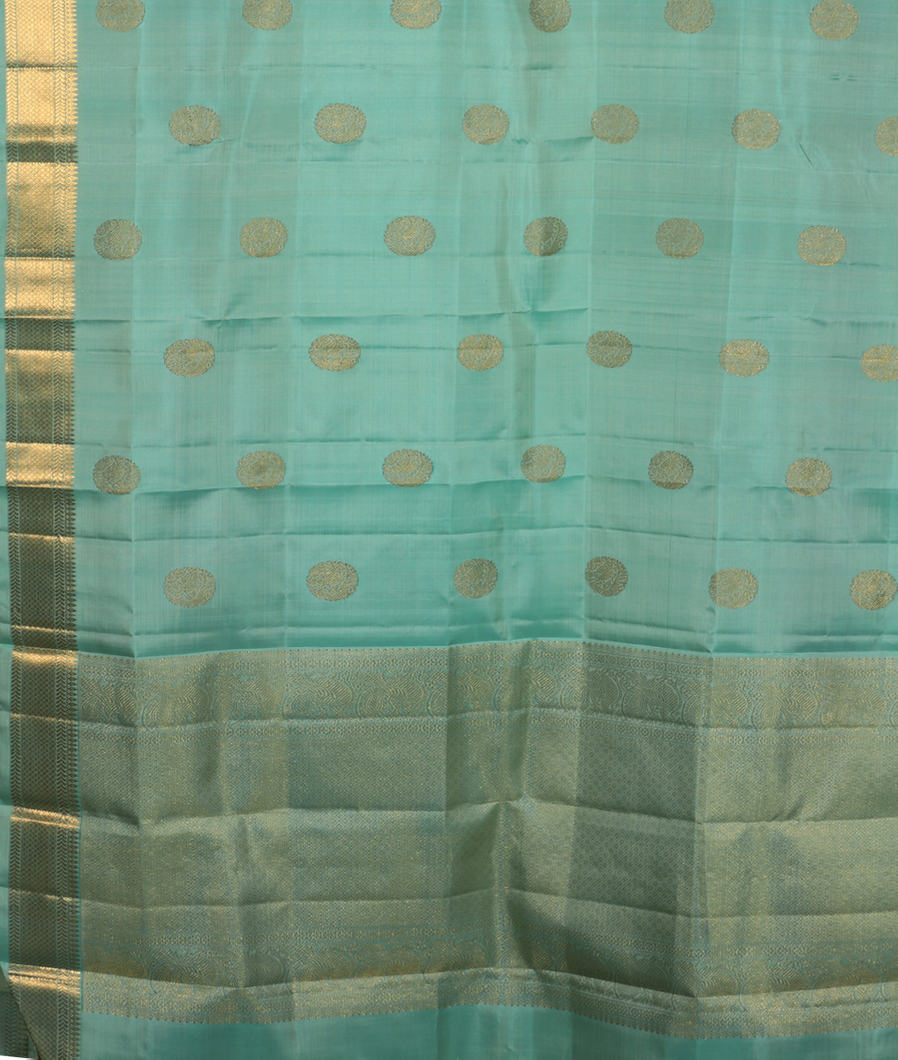 Blue Handwoven Kanjivaram Silk Dupatta T3871693