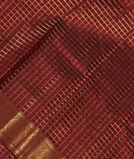 Maroon Handwoven Kanjivaram Silk Dupatta T3871881