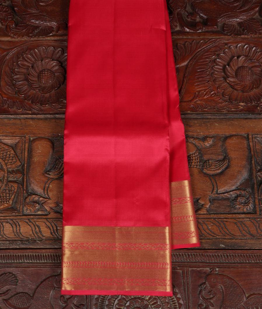 Pinkish Red Soft Silk Saree T339024-image