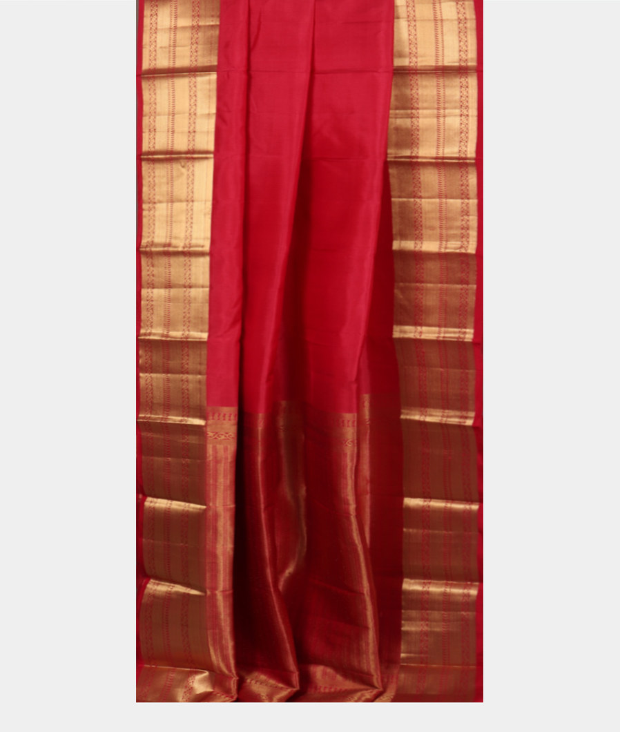 Pinkish Red Soft Silk Saree T3390242