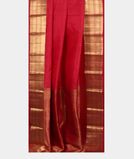 Pinkish Red Soft Silk Saree T3390242