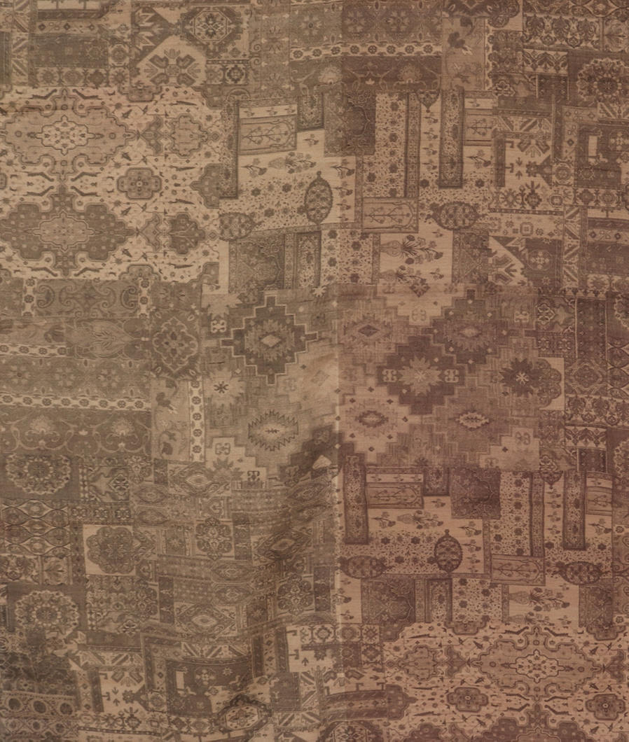 Pink Kora Organza Printed With Tussar Border and Pallu T3792663