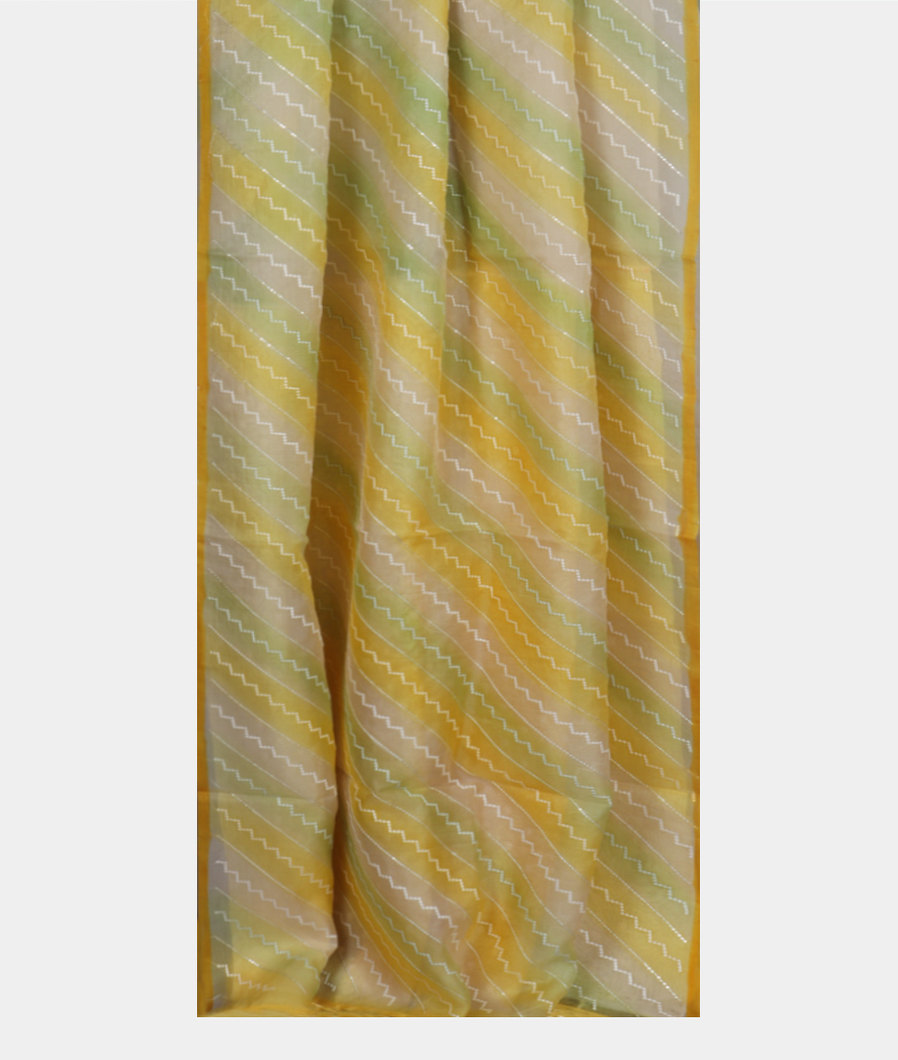 Multicolour Kora Organza Embroidery Saree T3794782