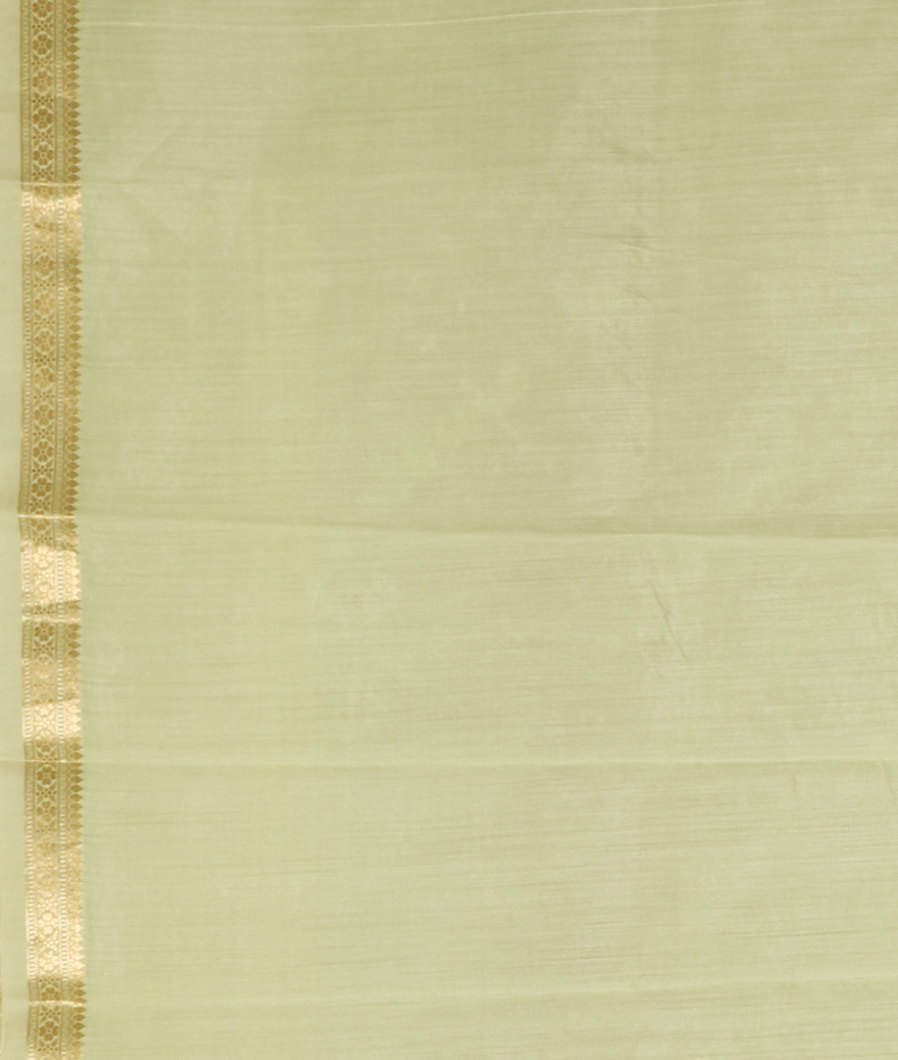 Green Kora Organza Embroidery Saree T3794733