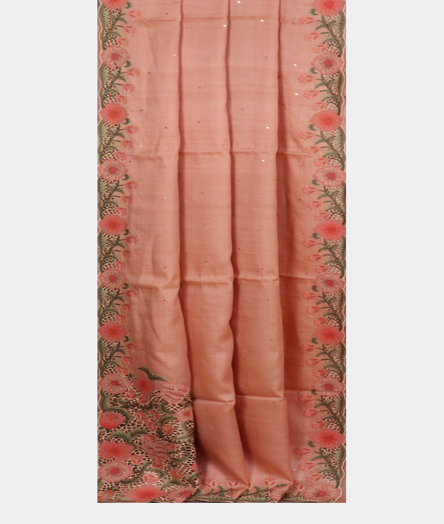 salmon-pink-tussar-cutwork-saree-t366637-t366637-b