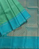 Green Handwoven Kanjivaram Silk Saree T3670682
