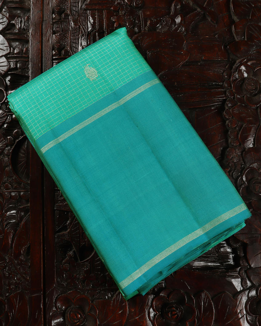 Green Handwoven Kanjivaram Silk Saree T381063-image