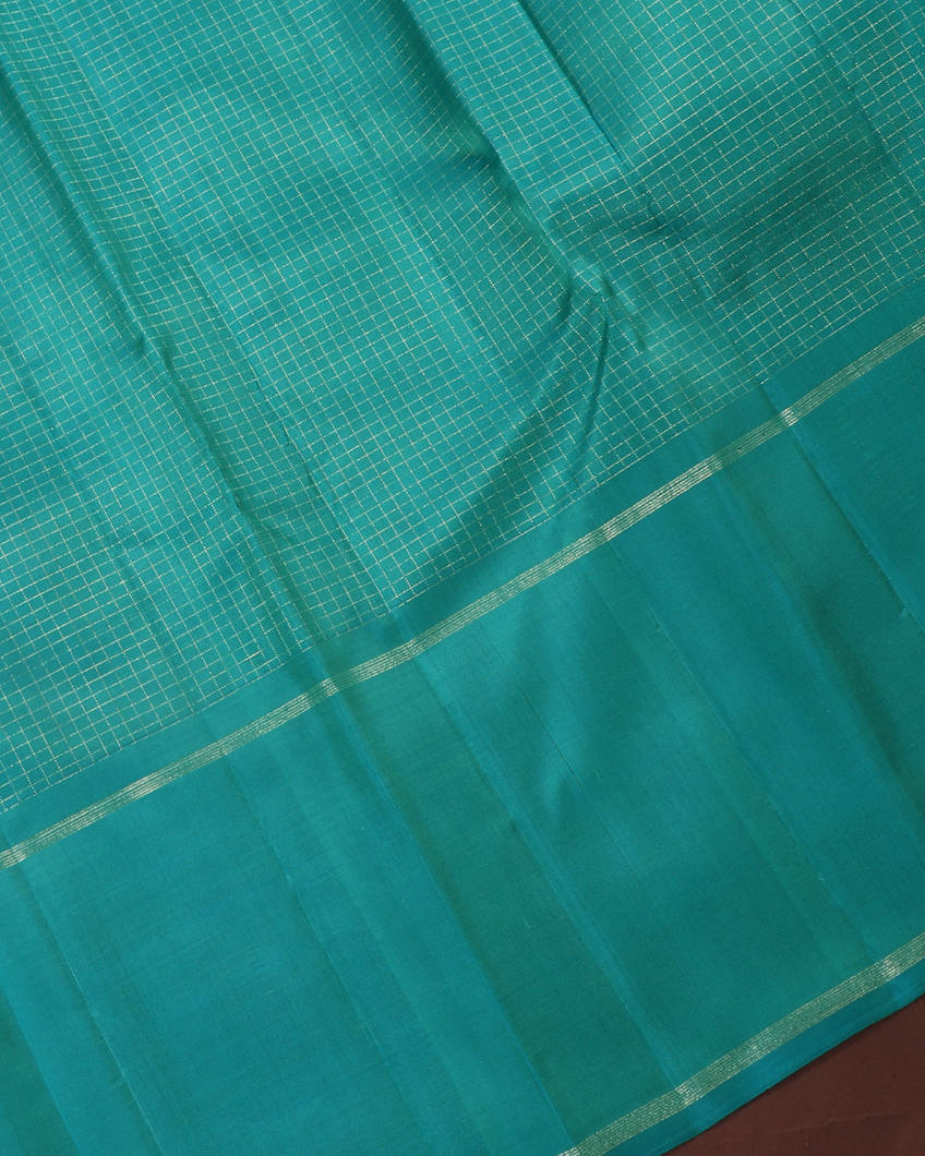 Green Handwoven Kanjivaram Silk Saree T3810633